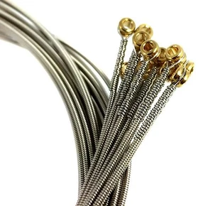 Paquete de 12 cuerdas de guitarra eléctrica calibre 56 (056") enrolladas en níquel - ¡Hechas en EE. UU.! - Imagen 1 de 3