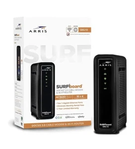 ARRIS SURFboard SBG10 DOCSIS 3.0 Cable Modem & Wi-Fi Router - Picture 1 of 4