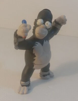 2002 Los Simpson Homero Simpson Gorila Halloween Burger King juguete Foto 1 de 4