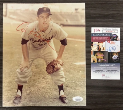 Al Kaline Signed 8x10 Color Photograph JSA Certified MLB #6 Detroit Tigers HOF! - Image 1 of 4