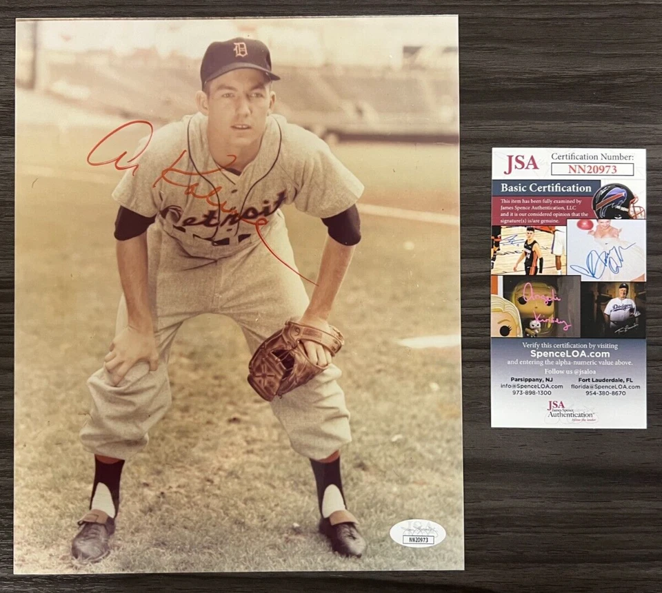 Al Kaline Signed 8x10 Color Photograph JSA Certified MLB #6 Detroit Tigers HOF! - Image 1 of 4