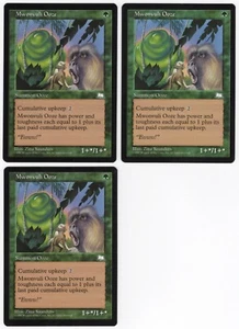 Mwonvuli Ooze x3 3x 1997 Weatherlight LISTA RESERVADA Green Creature Magic The Gathering casi nuevo az1 - Imagen 1 de 1