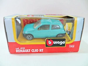 BURAGO 4130 'RENAULT CLIO RT'. GREEN. 1:43. MIB/BOXED - Picture 1 of 5