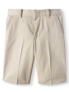 George Boys School Uniforms Flat Front Shorts Khaki Size 4-6 BUY MORE & SAVE 10% - Picture 1 of 1
