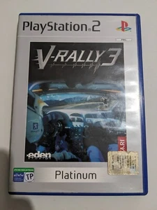 V-RALLY 3 (Platinum) PS2 - PLAYSTATION 2 GIOCO RALLY CORSE AUTO - Picture 1 of 2