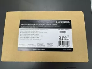 StarTech USB C Dock - 4K 60Hz Quad Monitor DisplayPort & HDMI - new - Picture 1 of 3
