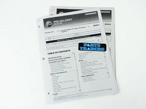 Genuine Can Am Pre-Delivery Inspection Bulletin Spyder Roadster F3 2018 - Picture 1 of 1