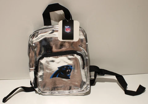 The Northwest NFL Metallic Carolina Panthers Mini-Backpack Cover