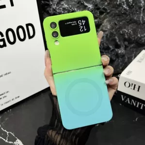 Magnetische Attraktion Handyhülle Klapp Farbverlauf für Samsung Galaxy Z Flip6/5/4/3 - Bild 1 von 12