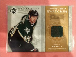 2006-07 Upper Deck Artifacts Treasured Swatches /250 Jason Arnott #TS-AR