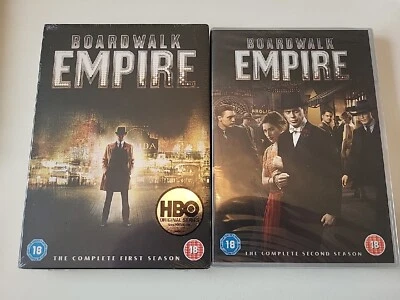 Boardwalk Empire -  Complete Season 1 & 2 DVDs - BRAND NEW & SEALED - Image 1 of 2