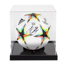 Jack Grealish Signed Champions League Football - In Acrylic Display Case - Picture 1 of 4