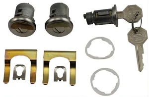 1962-63 TEMPEST LEMANS DOOR & IGNITION LOCKS W/ KEYS - Picture 1 of 1