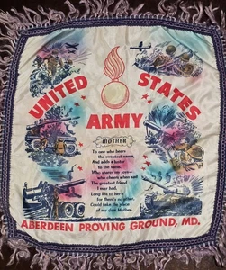 Campo de pruebas Aberdeen MD. Ejército de Estados Unidos Segunda Guerra Mundial - Funda de almohada para madre - Militar Stk#3 - Imagen 1 de 11