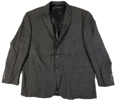 Jos A Bank Executive 48R Gray Blazer Sports Coat 100% Wool - Image 1 of 4