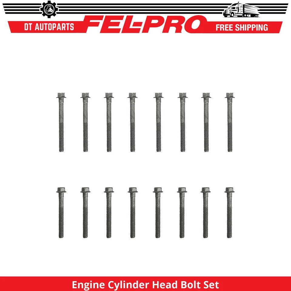 Juego de pernos de culata de motor V6 de 2,8 L Fel-Pro 1988 para Pontiac Tempest 1987-1989 Foto 1 de 1