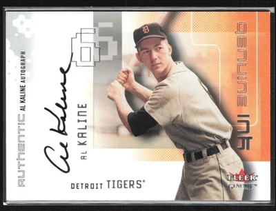 Al Kaline 2002 Fleer tinta genuina automática/300 A Detroit Tigers Foto 1 de 2