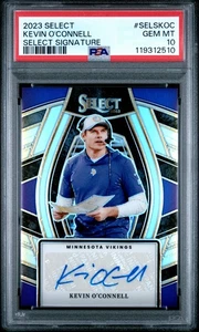 2023 Panini Select Select Signatures #SELSKOC Kevin O'Connell autógrafo PSA 10 - Imagen 1 de 2
