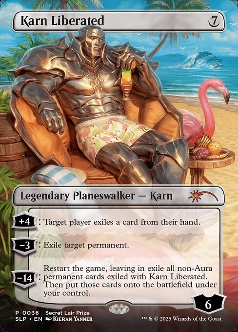 Karn Liberated - Extended Art Promo Secret Lair NM MTG - Image 1 of 1