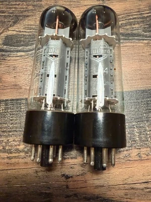 Tubos de vacío Mullard EL34 (2) par emparejado Foto 1 de 3