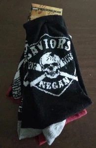 The Walking Dead Socks 2 Pair New Size Men 8-12 AMC Negan Saviors TWD NEW Htf - Picture 1 of 4
