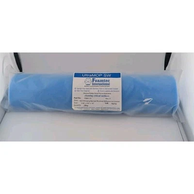 Ultra Mop SW 替换头 2.5x3.5x14 英寸蓝色 FoamTec 国际 FS601-12 — 第 1/3 张图片