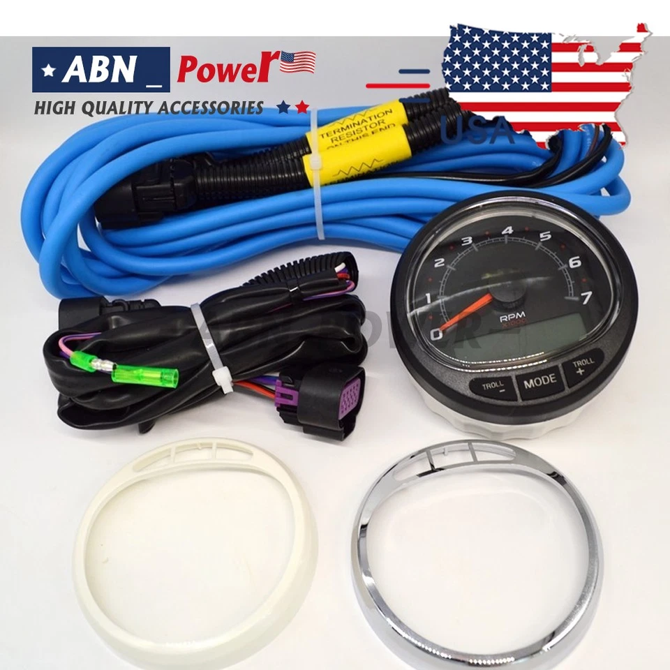 79-8M0135641 Tachometer SmartCraft SC1000 For Mercury Quicksilver SS 8M01010991T - Image 1 of 4