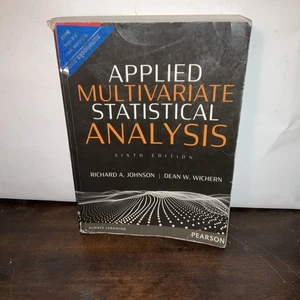 Applied Multivariate Statistical Analysis by Richard A Johnson & Dean W Wichern - Picture 1 of 17