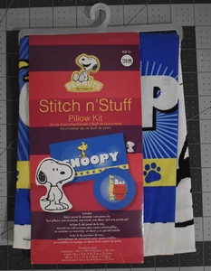 Snoopy Stitch & Stuff Pillow Craft Activity Kit Kids Learn to Sew NEW in Package - Picture 1 of 12