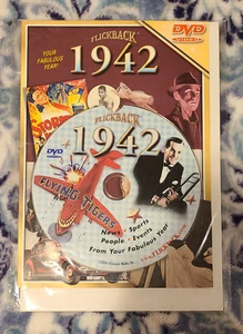 1942 Flickback DVD Greeting Card Birthday Anniversary Gift - Who Were Born 1942 - Foto 1 di 6