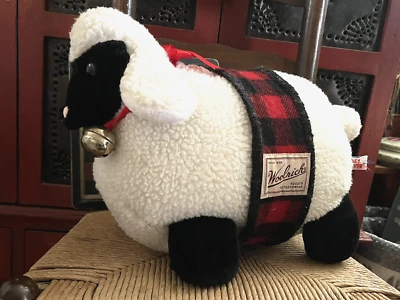 Oveja Negro Blanco LG 18" Jumbo Peluche Cordero Juguete Animal De Colección 1995 Mary Meyer Foto 1 de 4