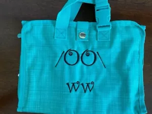NWOT Thirty One Gifts Turquoise (Owl) Cross Pop Timeless Beauty Bag - Picture 1 of 2