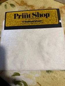 Apple 5.25 Software - THE PRINT SHOP - tested to work on Apple 2c - Picture 1 of 3