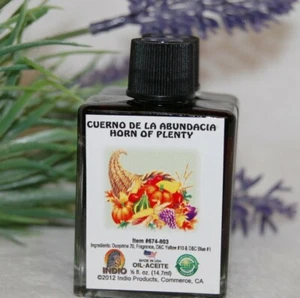 Horn Of Plenty, 4drm (1) Money Oil, Love, Santeria, Hoodoo, Wicca, - Picture 1 of 4