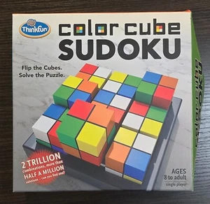 ThinkFun Color Cube Sudoku Puzzle Game Complete W/O Instruction Book - Picture 1 of 3
