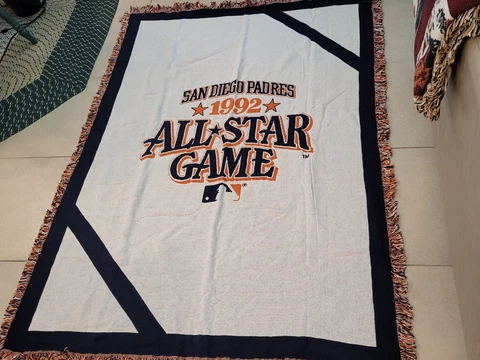San Diego Padres 1992 MLB All-Star Game Large Heavy Throw Blanket 68” x 48” Cover