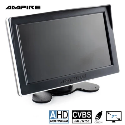 AMPIRE RVA071 TFT-Monitor 17.8cm (7''), 2 Videoeingänge (AHD/CVBS) Aufbaumonitor - Bild 1 von 4