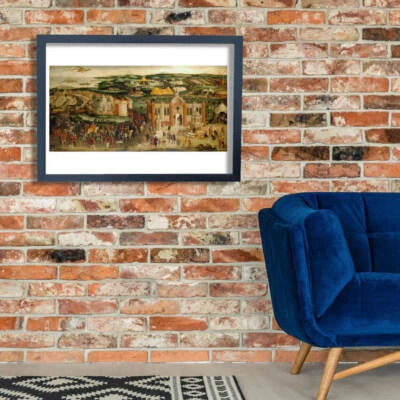 British Field of the Cloth of Gold Wall Art Poster Print - Image 1 of 4