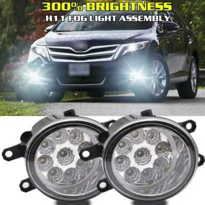 Fit TOYOTA Venza 2009-2015 LED Fog Light Replacement Front Bumper Lamps Driving — 第 1/4 张图片