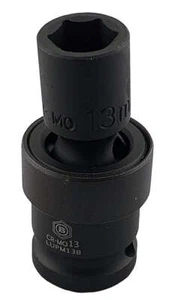 1/2" Drive Flexi / UJ Impact Socket Set (6 Point) 10-24mm Britool Hallmark - Picture 1 of 16