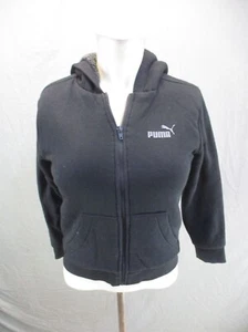 PUMA Size S (7/8) Boys Cotton Blend Full Zip Hi-Pile Lined Athletic Jacket 012 - Picture 1 of 12