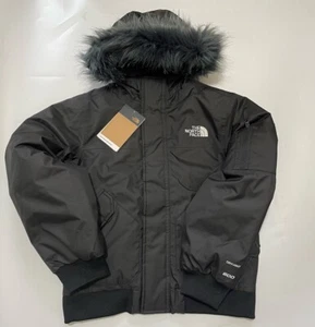 THE NORTH FACE YOUTH GOTHAM DOWN FILL 600 FUR HOODED BOMBER JACKET DRYVENT, L - Picture 1 of 16