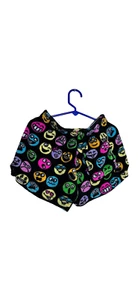 Iscream Black emoji Girls Shorts Size 6-8 - Picture 1 of 6