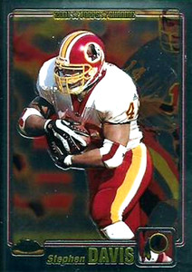2001 Topps Chrome #178 Stephen Davis Washington Redskins