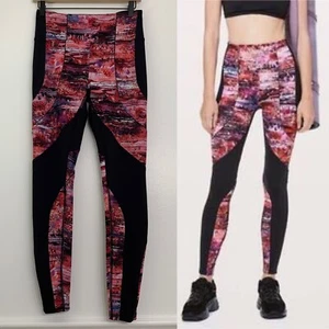Lululemon Womens Sweat & Repeat Womens 8 Athletic Leggings Dahliascape Floral - Picture 1 of 6
