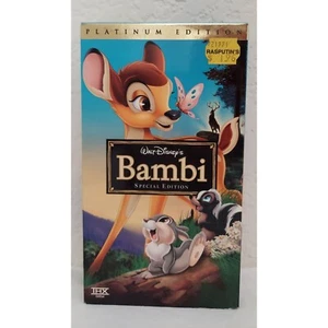 Bambi VHS 2005 Platinum Edition Disney Movie Club Exclusive Rare Includes insert - Picture 1 of 6