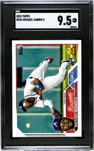 2023 Topps Michael Harris II #226 Rookie RC Atlanta Braves ROY SGC 9.5 Mint +