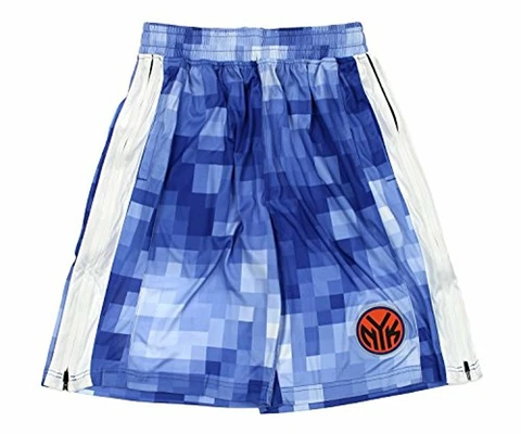 Zipway NBA Men's New York Knicks Pixel Mesh Athletic Shorts Cover
