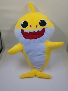 Baby Shark Yellow Singing 12" Plush Stuffed Animal Toy W/ Flashing Lights