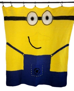 Coperta all'uncinetto Minion Lap 50X54 nuova senza etichetta - Foto 1 di 7